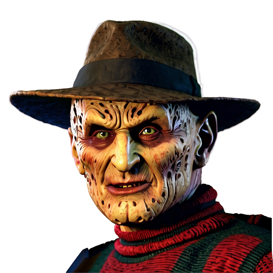 Freddy Krueger Unmasked Png 05232024 PNG Image