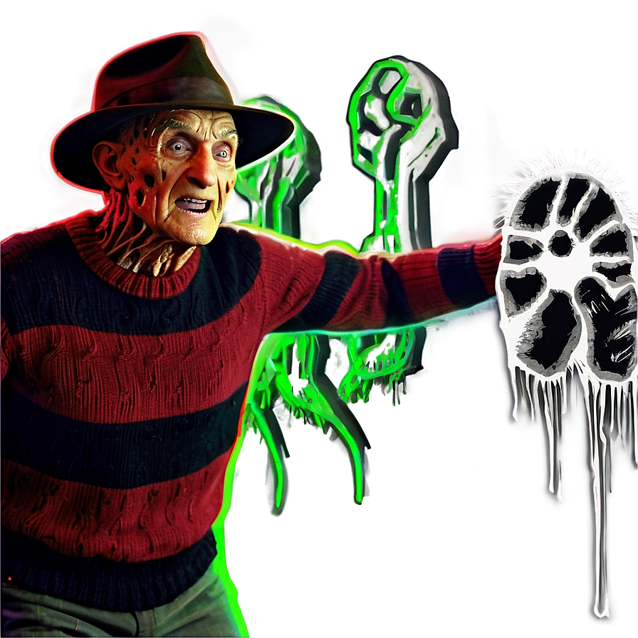 Freddy Krueger With Victims Png Aex PNG Image