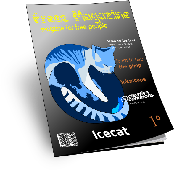 Free Magazine Cover Icecat PNG Image