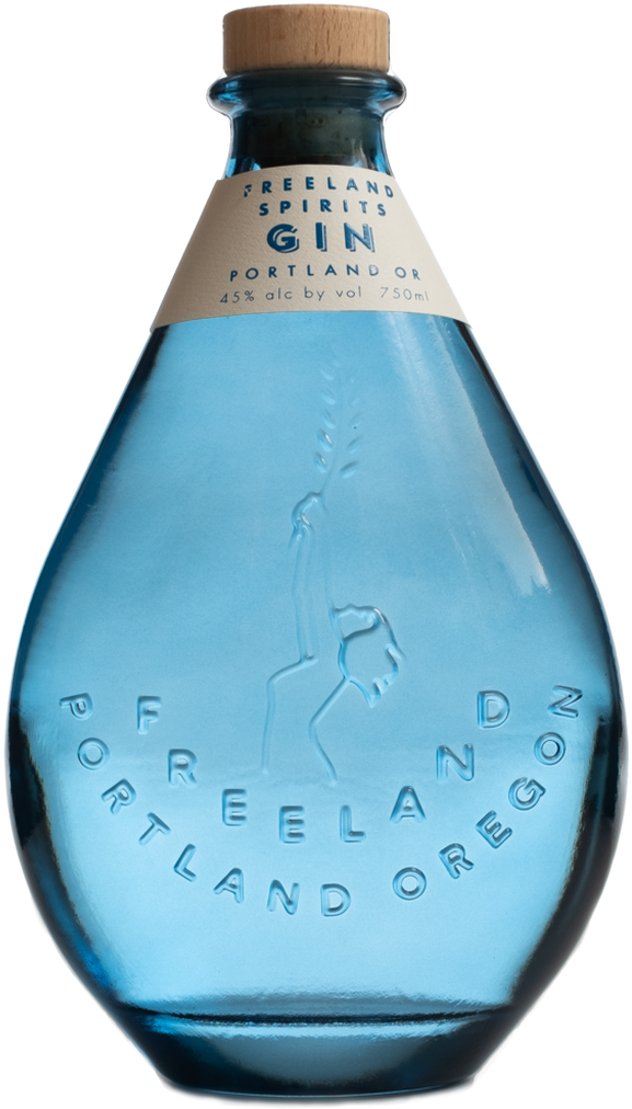 Freeland Spirits Gin Bottle PNG Image