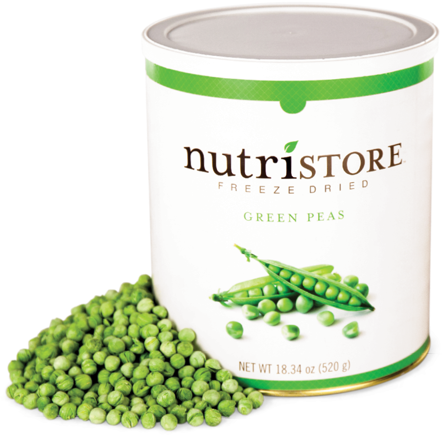 Freeze Dried Green Peas Can PNG Image