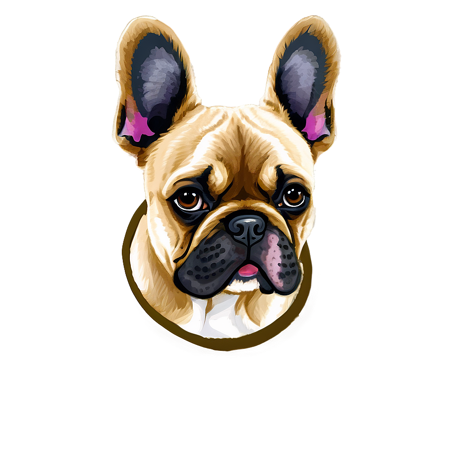 French Bulldog Head Png 24 PNG Image