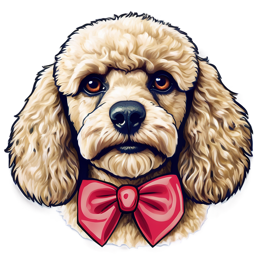 French Poodle Outline Png Elm95 PNG Image