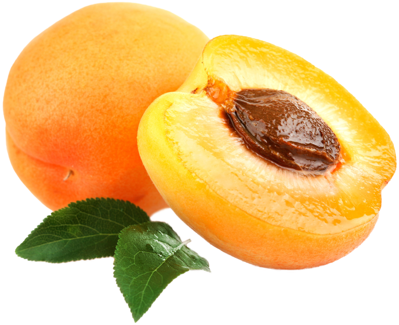 Fresh Apricotand Halfwith Seed PNG Image