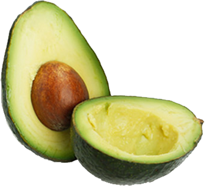 Fresh Avocado Halved With Seed PNG Image