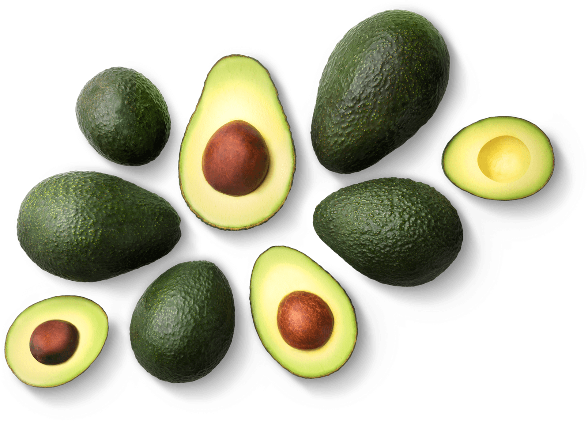 Fresh Avocado Selection PNG Image