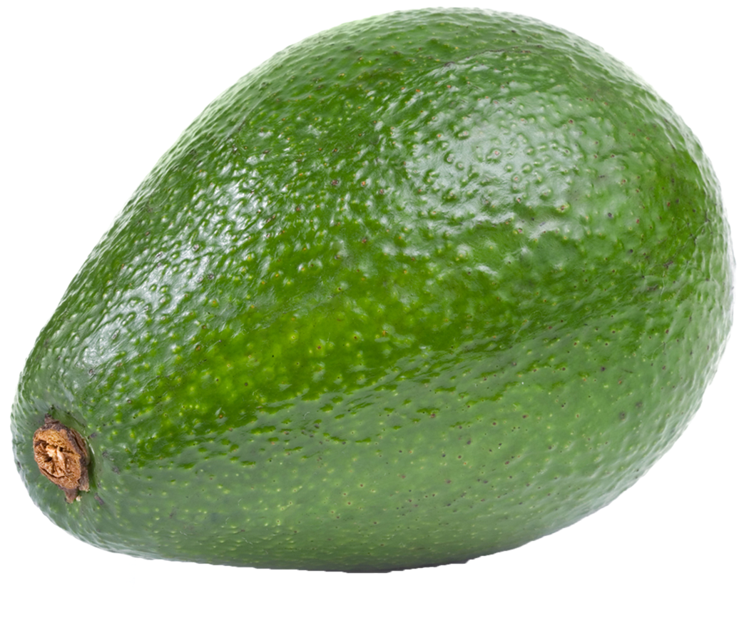 Fresh Avocado Single Fruit PNG Image