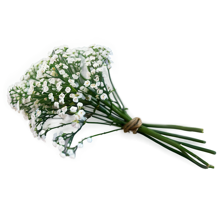 Fresh Babys Breath Sprig Png 06132024 PNG Image