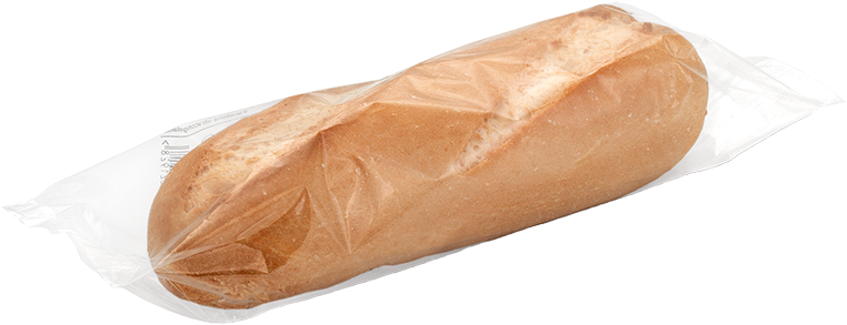 Fresh Baguettein Paper Wrap PNG Image