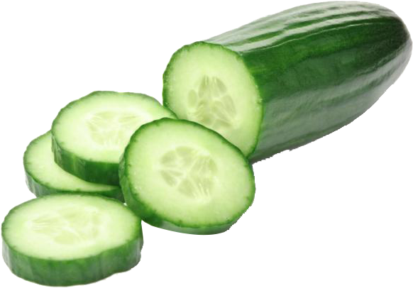 Fresh Cucumber Slices.png PNG Image