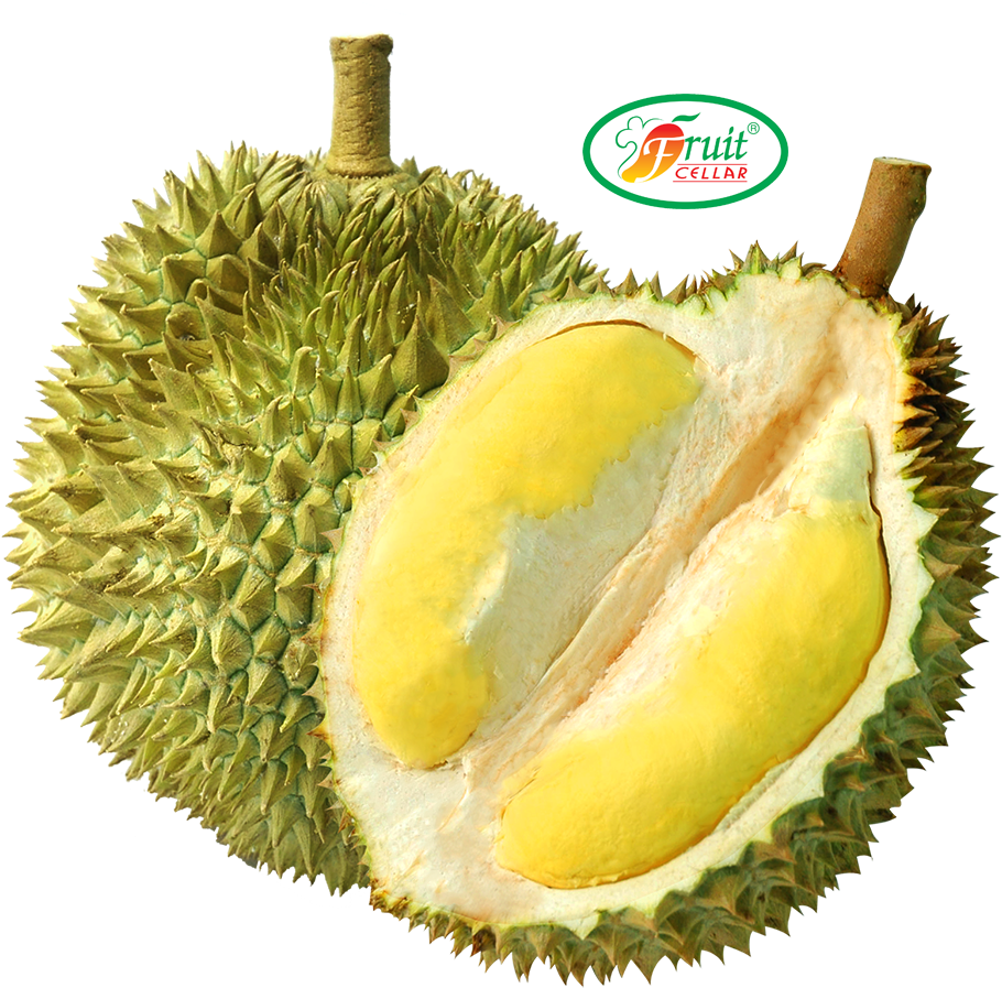 Fresh Durian Fruit Cut Open PNG Image