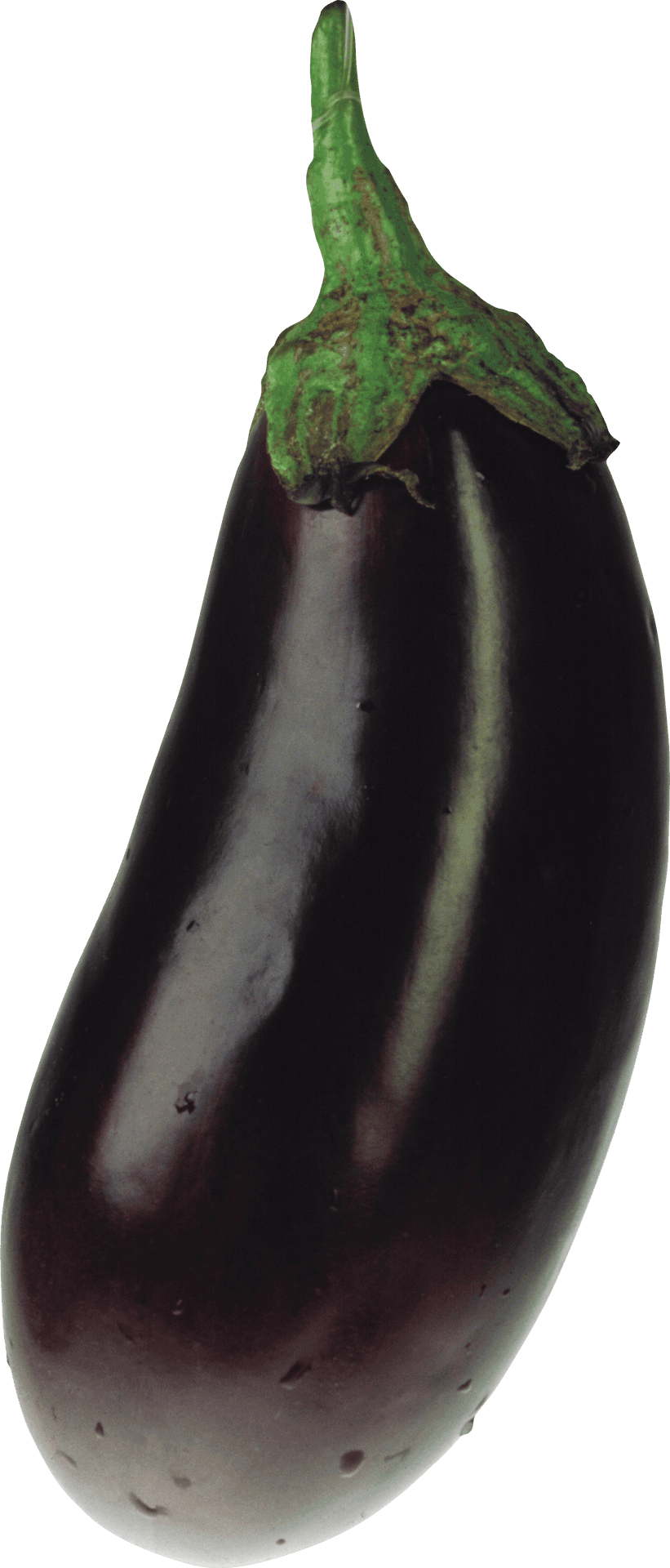 Fresh Eggplant Single Isolated PNG Image