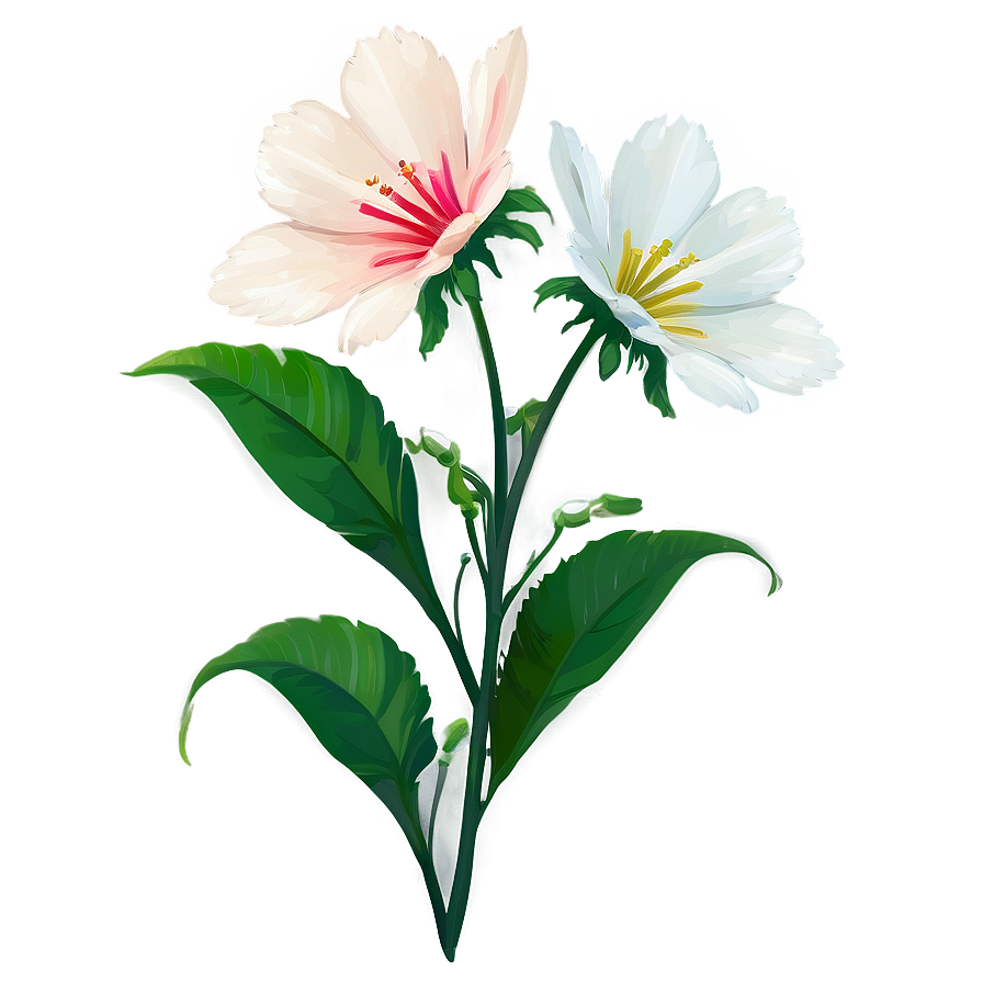 Fresh Flower Stem Png Uit PNG Image