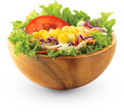 Fresh Garden Salad Bowl Mc Donalds PNG Image