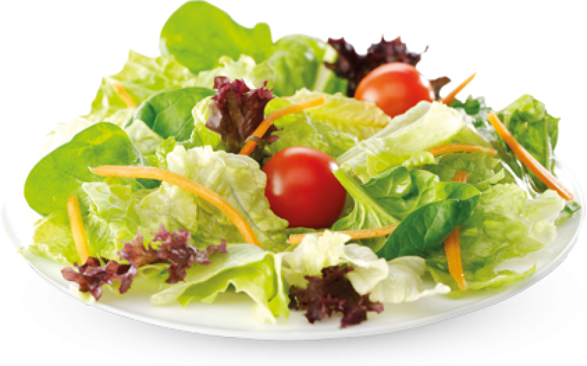 Fresh Garden Salad Plate PNG Image