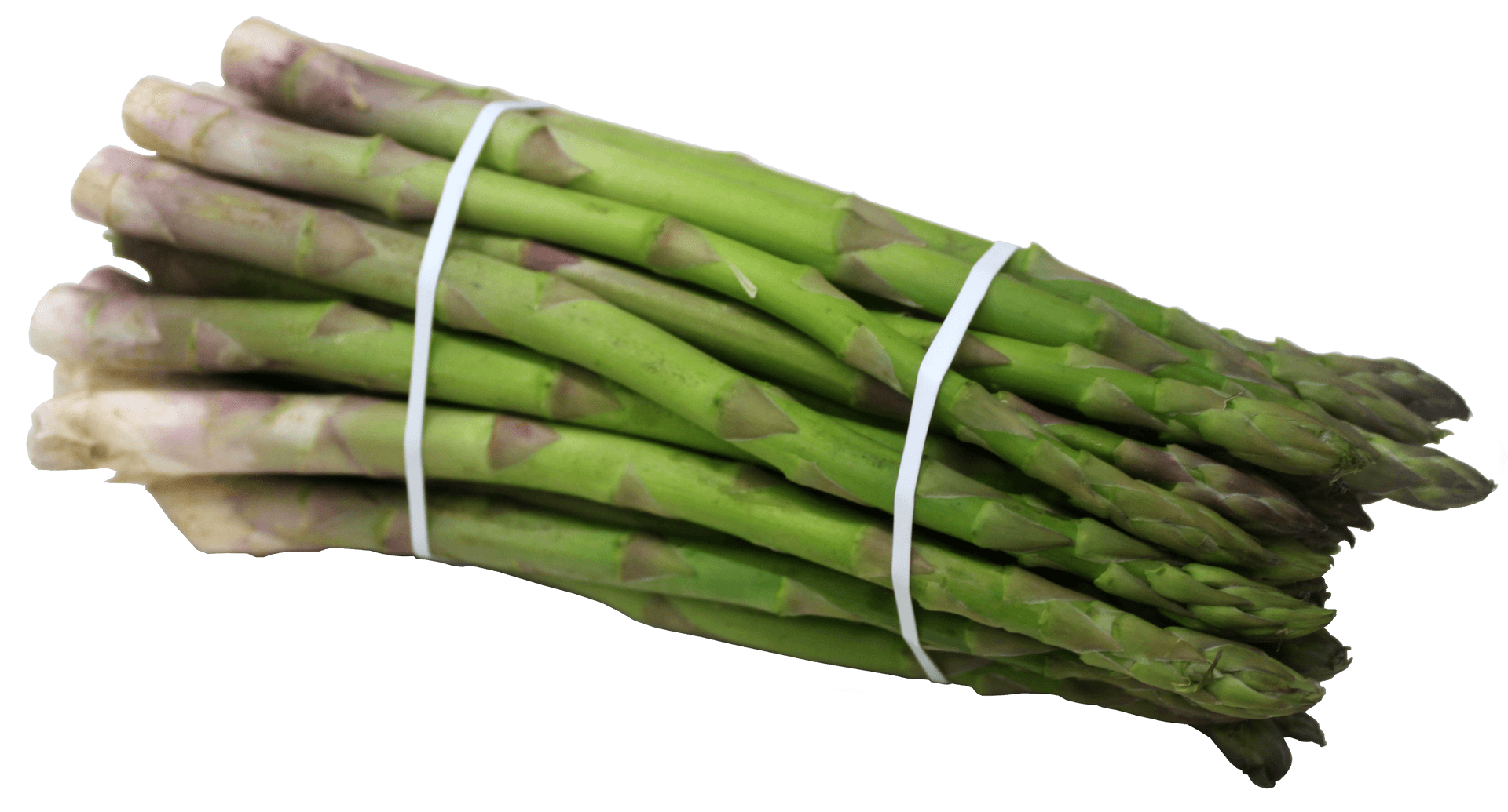 Fresh Green Asparagus Bundle PNG Image