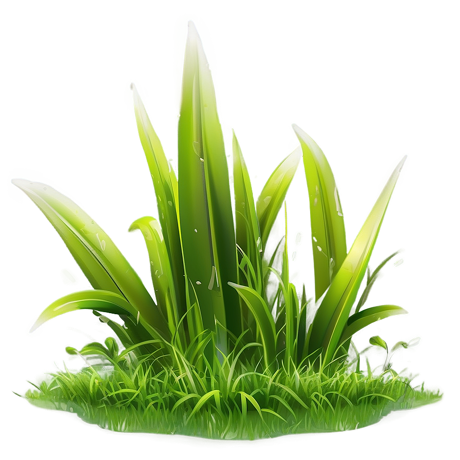 Fresh Green Cartoon Grass Png Vdj35 PNG Image