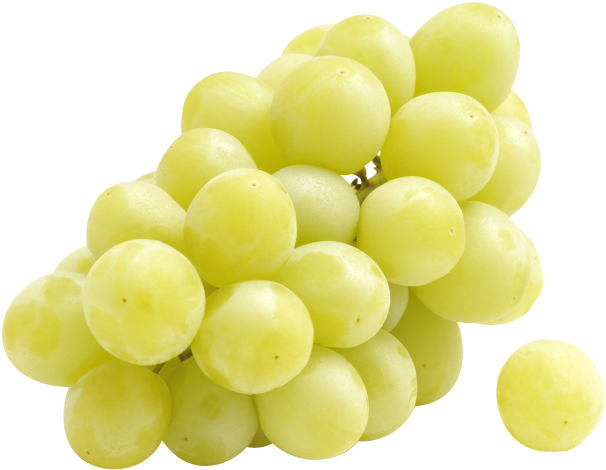 Fresh Green Grapes Cluster.png PNG Image