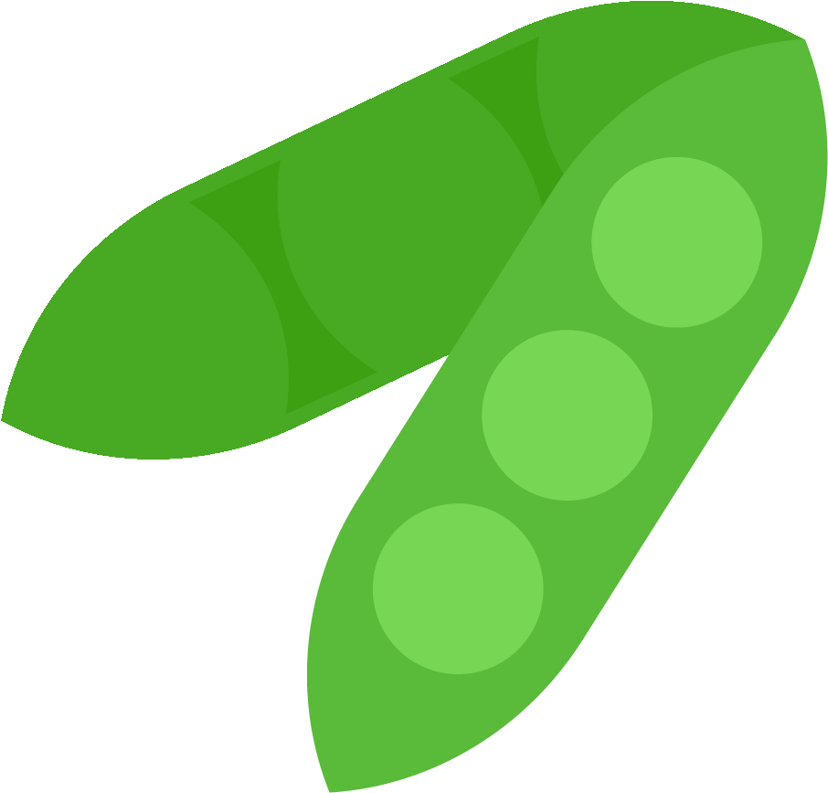 Fresh Green Pea Pod Illustration PNG Image