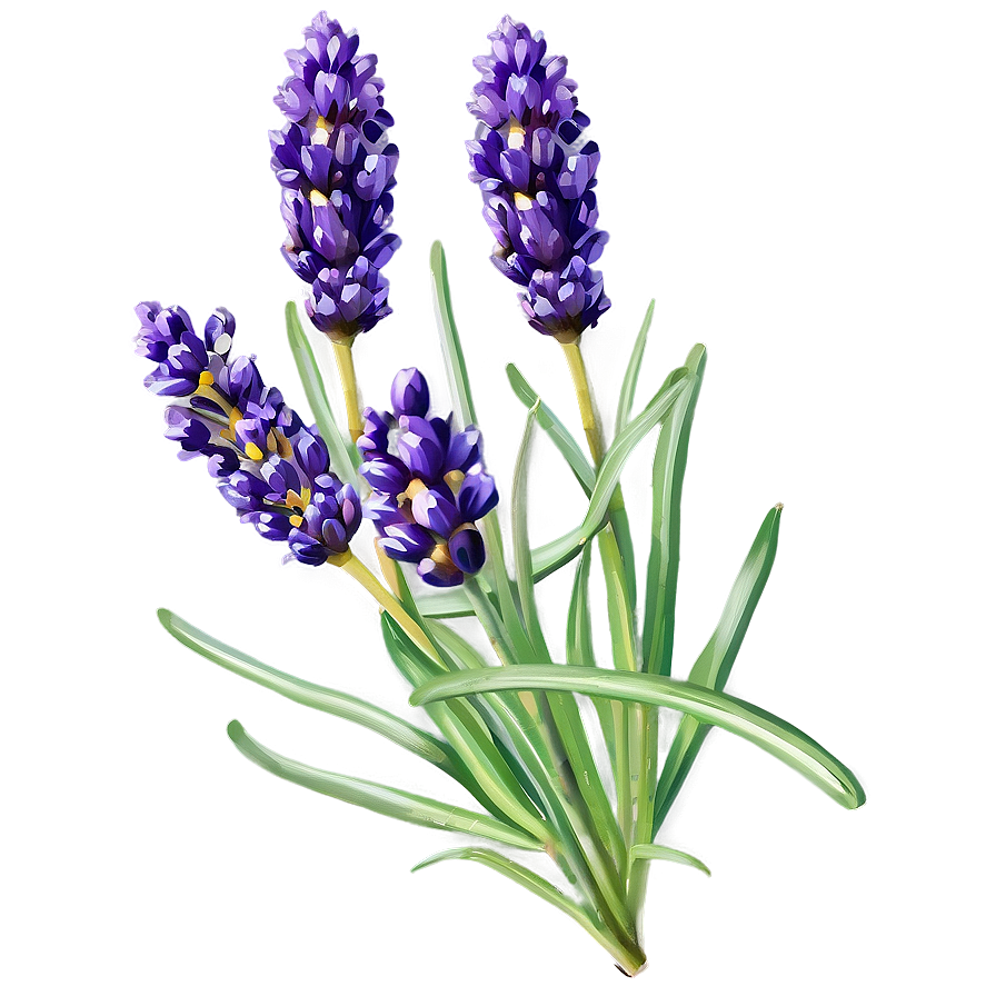 Fresh Lavender Bunch Png 47 PNG Image