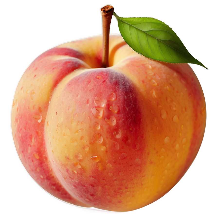 Fresh Peach Clipart Png Ais PNG Image