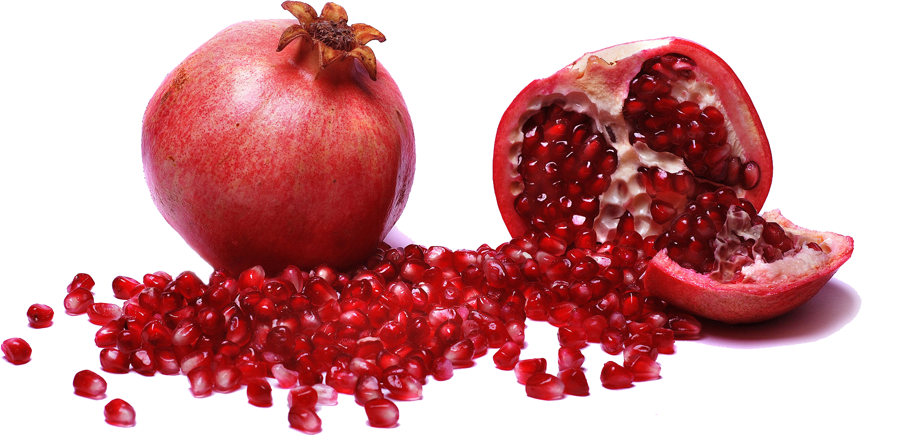 Fresh Pomegranateand Seeds.png PNG Image