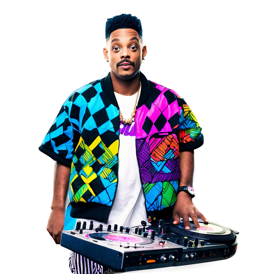 Fresh Prince Of Bel Air Dj Set Png 06252024 PNG Image