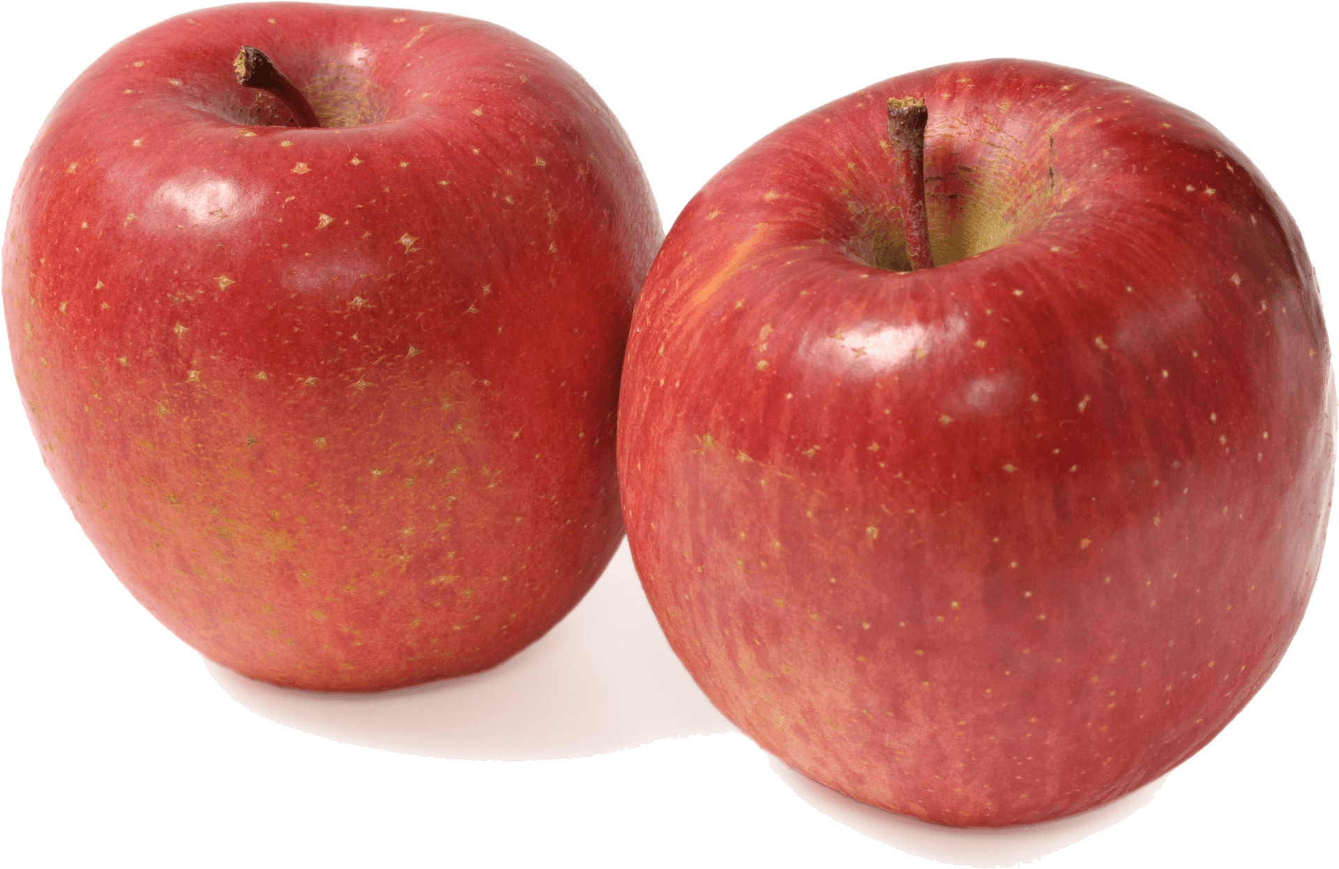 Fresh Red Apples Isolated PNG Image