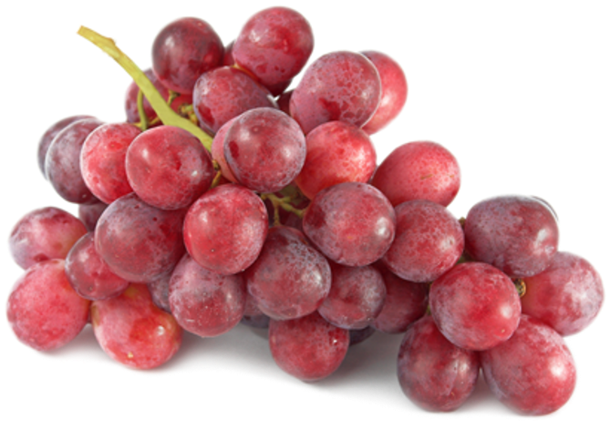 Fresh Red Grapes Cluster.png PNG Image