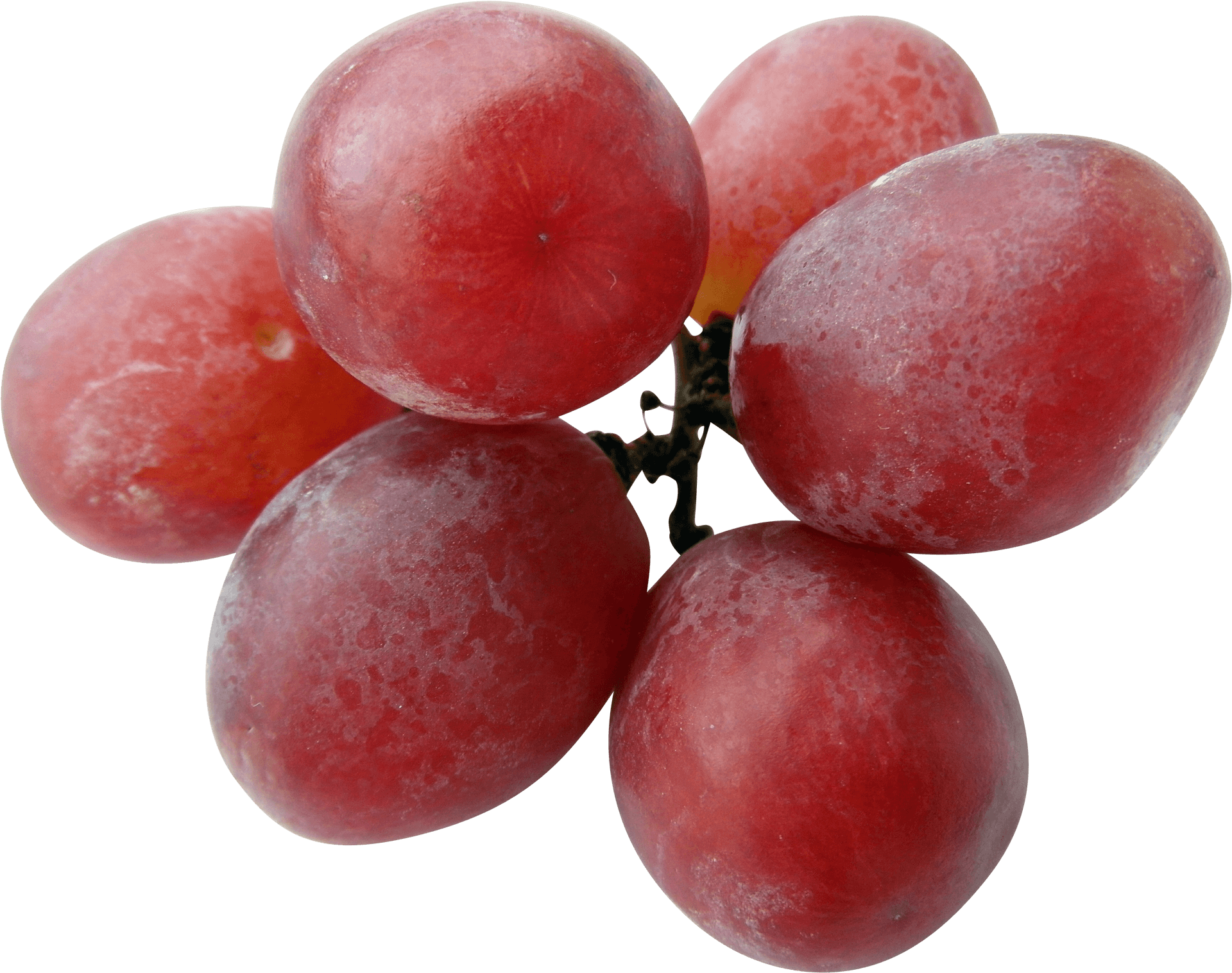 Fresh Red Grapes Cluster.png PNG Image