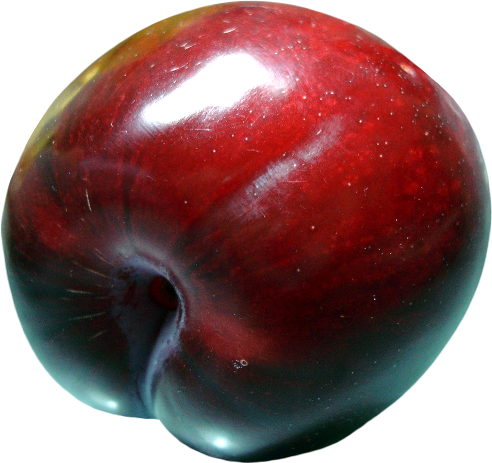 Fresh Red Plum Fruit PNG Image