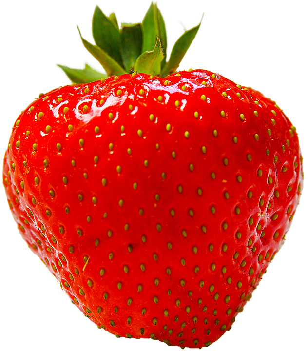 Fresh Red Strawberry Isolated.png PNG Image