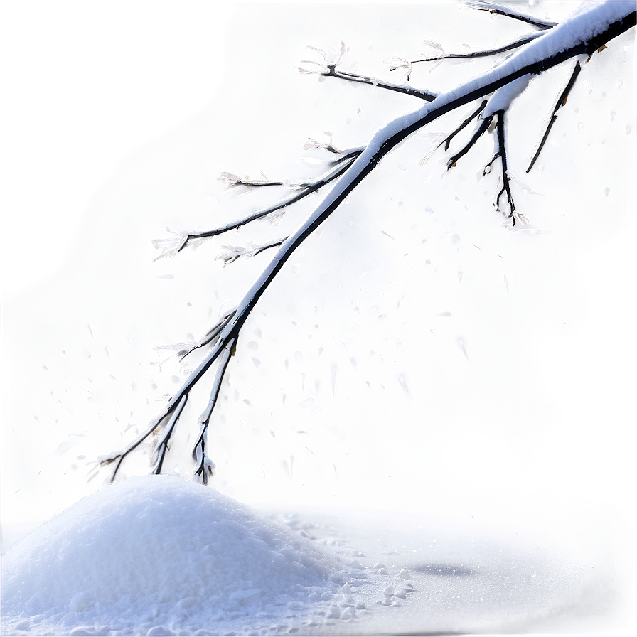 Fresh Snowfall Background Png 04292024 PNG Image