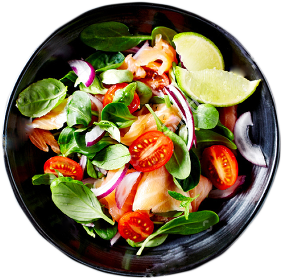 Fresh Vegetable Salad Bowl PNG Image