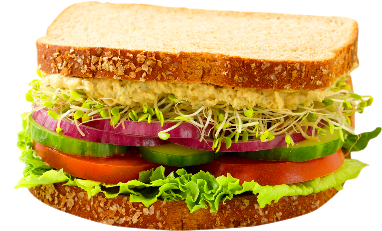 Fresh Vegetable Sandwich.png PNG Image