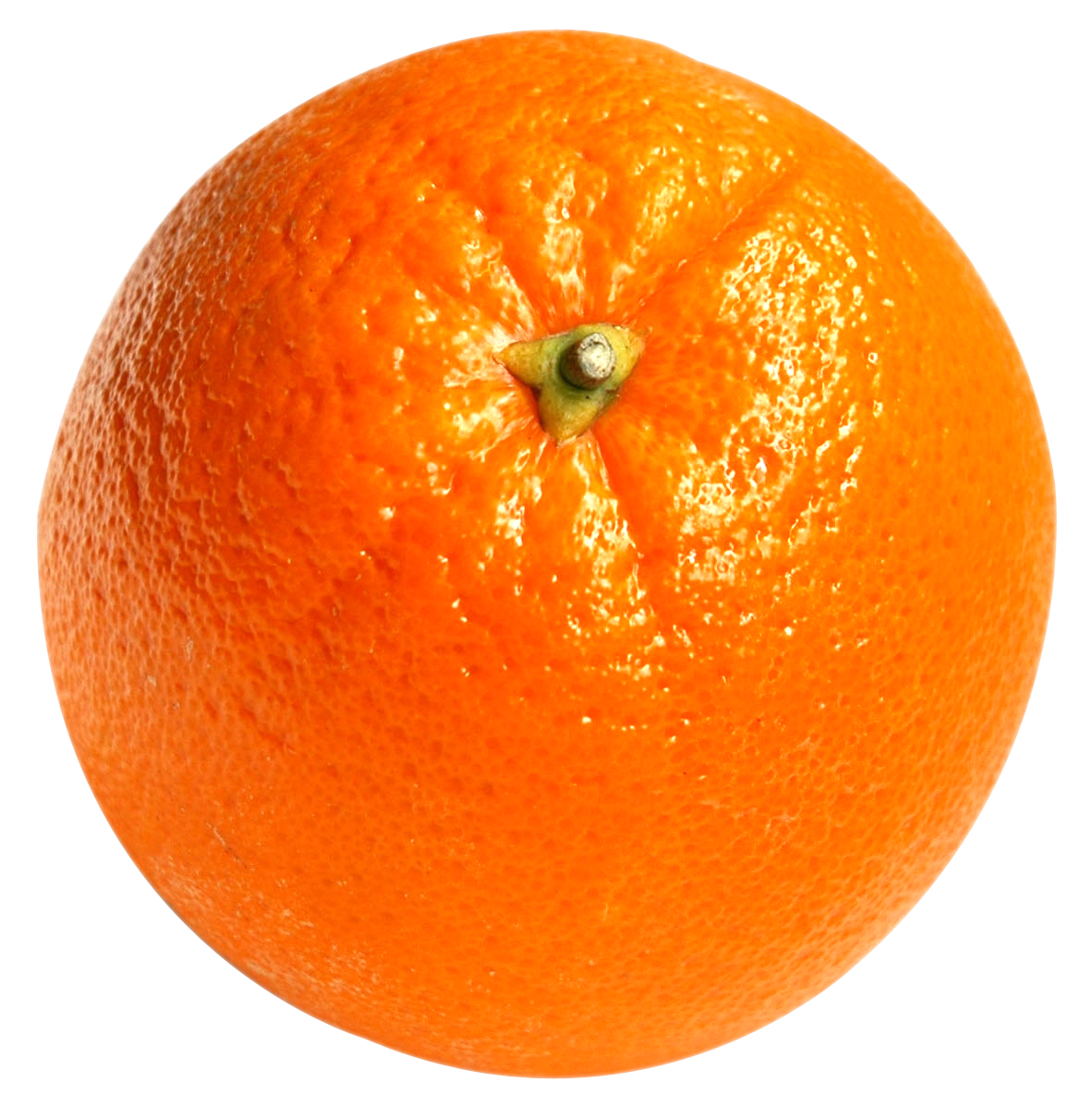 Fresh Whole Orange Fruit PNG Image