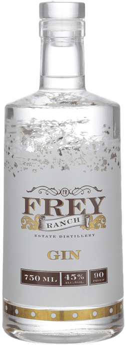 Frey Ranch Estate Distillery Gin Bottle PNG Image