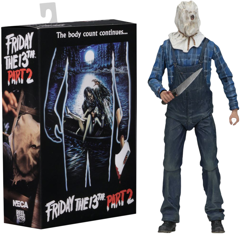 Fridaythe13th Part2 Action Figureand Packaging PNG Image