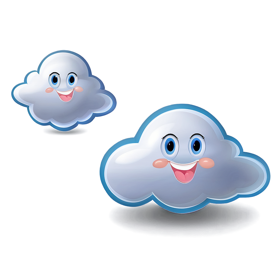 Friendly Cloud Png 46 PNG Image