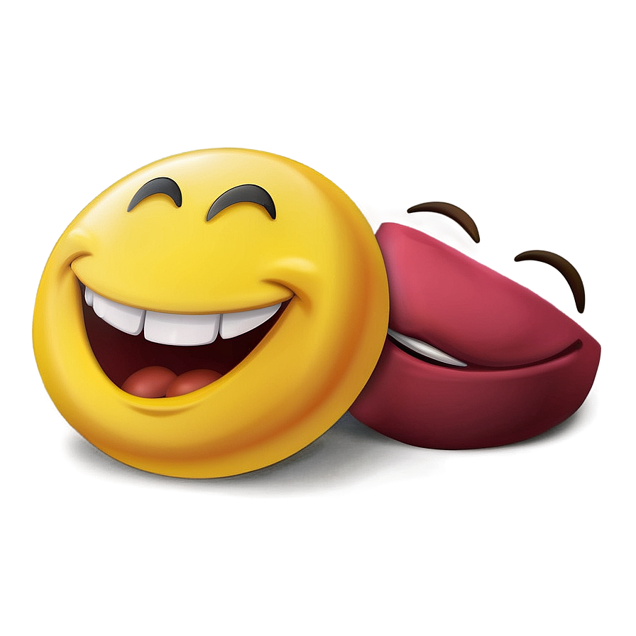 Friendly Smile Emoji Png Whs84 PNG Image