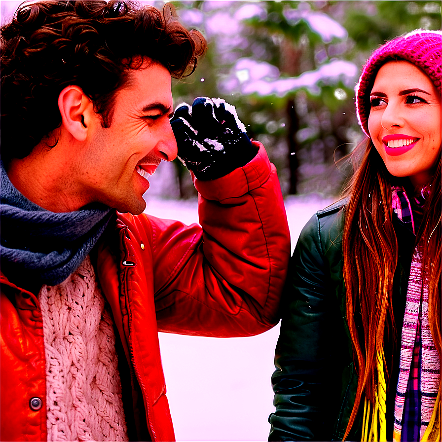 Friends In Winter Clothes Png 11 PNG Image