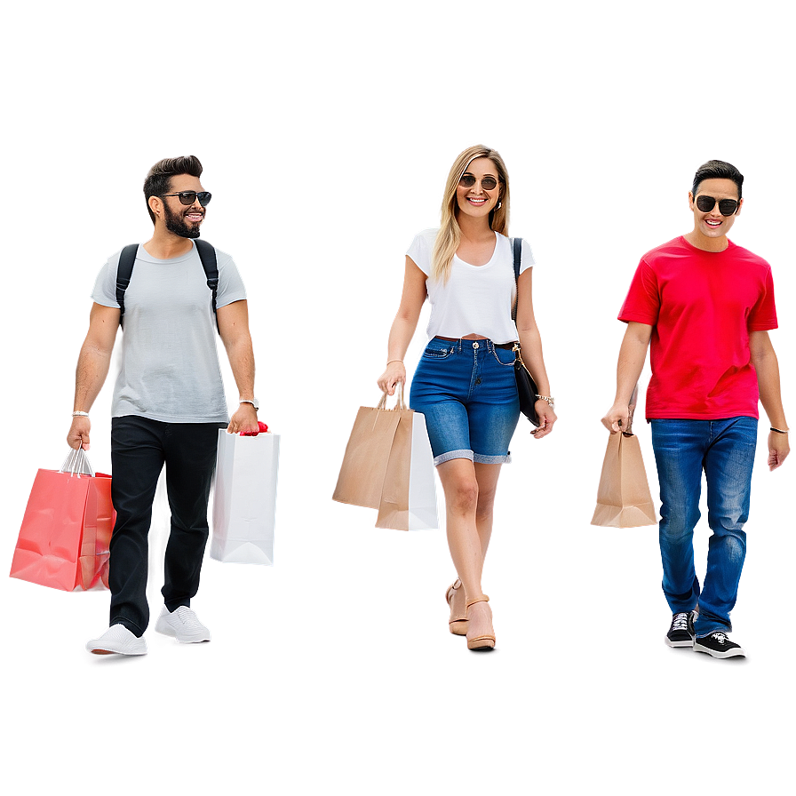 Friends Shopping Png Tia85 PNG Image