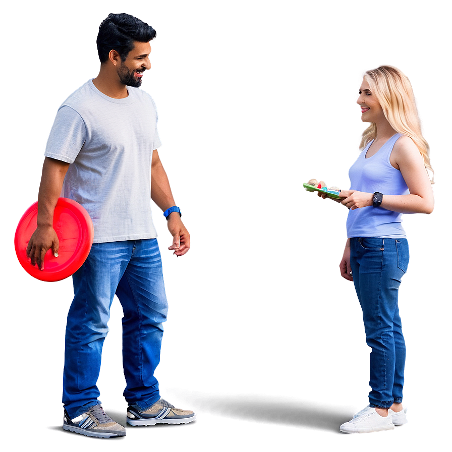 Frisbee With Friends Png Iyi PNG Image