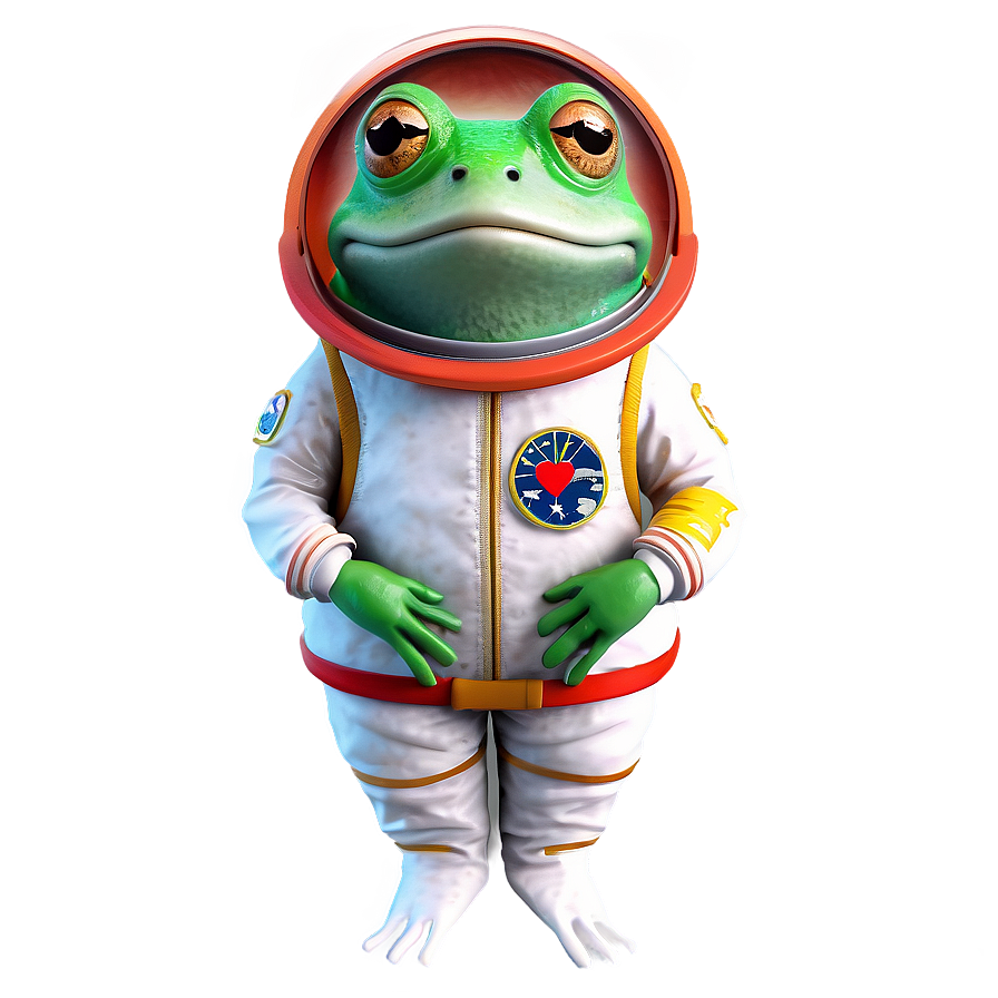 Frog In Space Suit Png Nog1 PNG Image