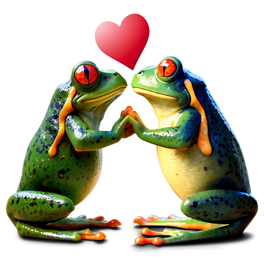 Frogs In Love Png 06212024 PNG Image