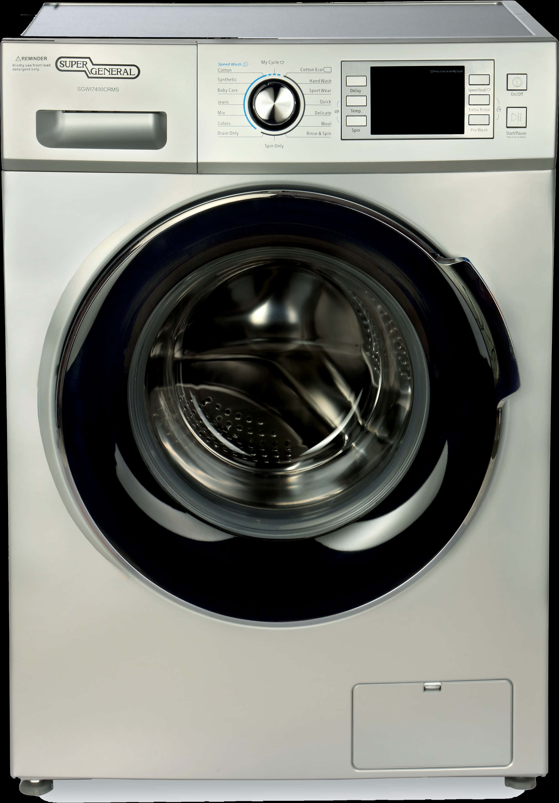 Front Loading Washing Machine PNG Image