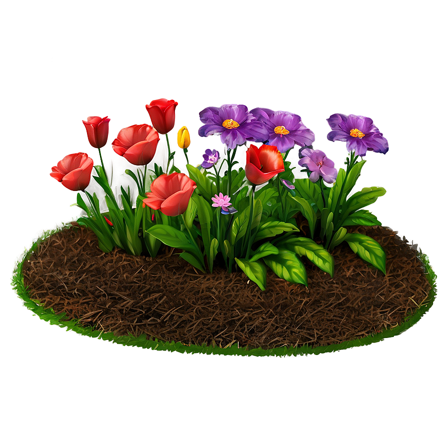 Front Yard Flower Bed Png 57 PNG Image