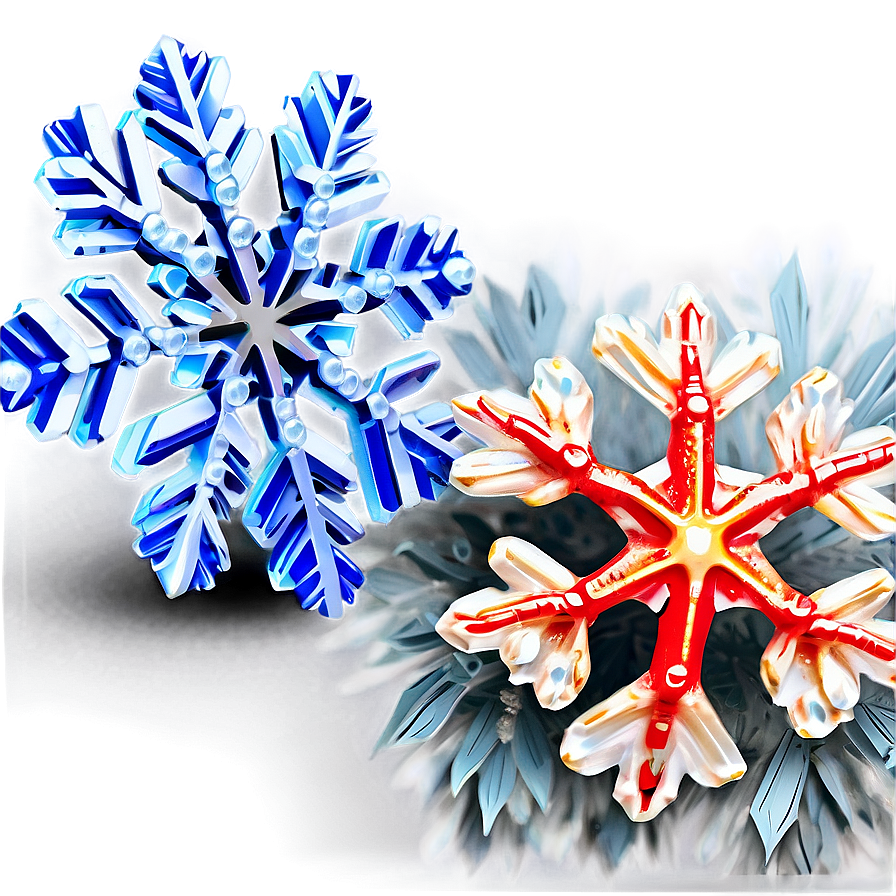 Frosted Snowflake Art Png Ken PNG Image