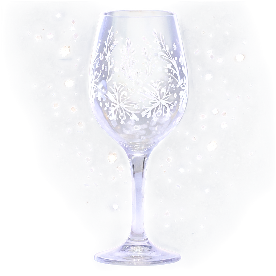 Frosted Wine Glass Png Trf PNG Image