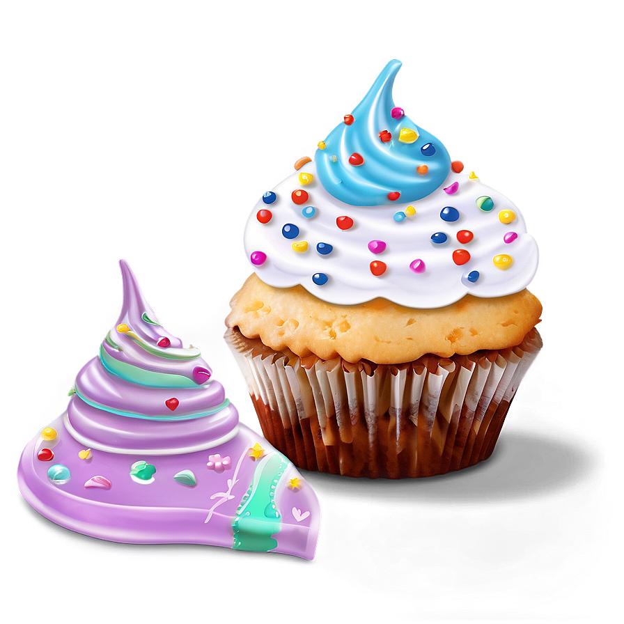 Frosting Cupcake Png Mvd25 PNG Image